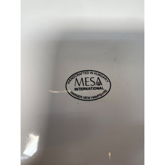 Handcrafted Mesa Ceramic Serving Plate 13" Diameter Made In Hungary Large - Picture 4 of 4
